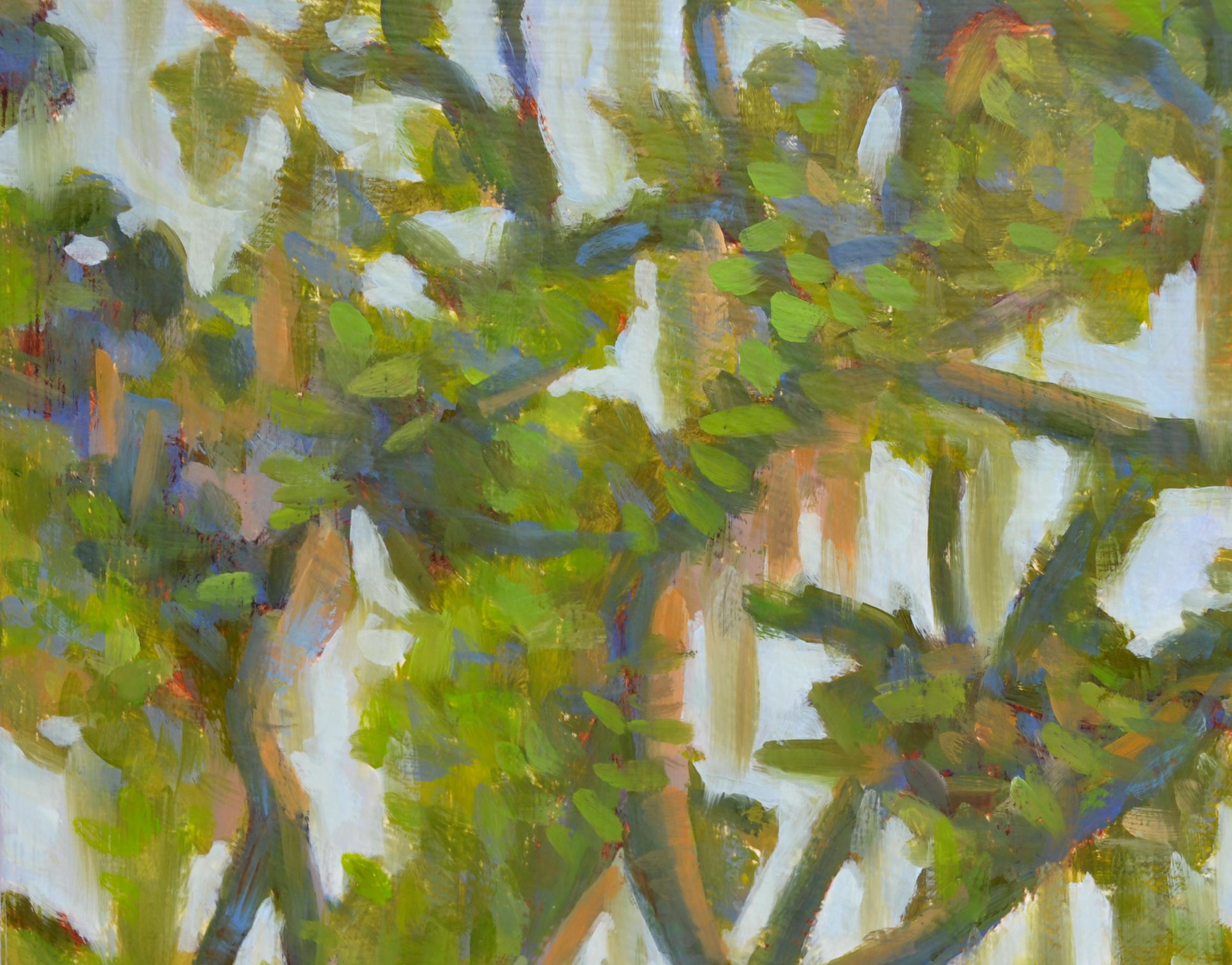 <p>Artist Comments<br />A profusion of greens and rust, artist Fernando Soler was inspired by Florida's natural landscape. Blues are flecked into the shadows reflecting the expansive soft blue sky. 