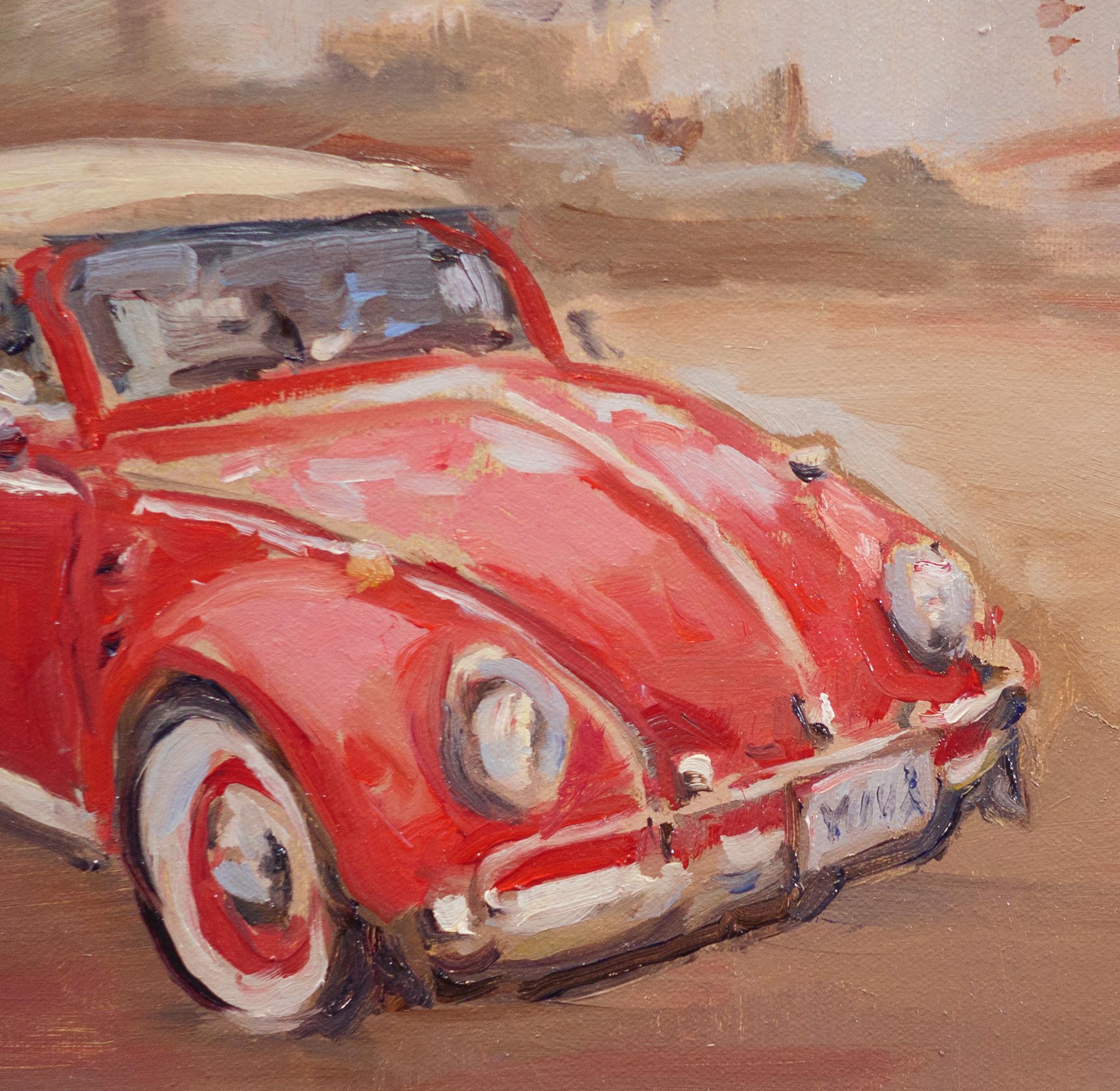 vw beetle painting