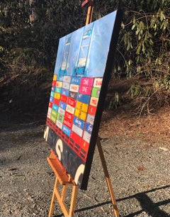 Container Ship 1, Original Painting