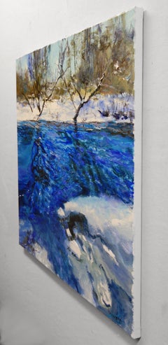 Ripples at the Bend, Oil Painting