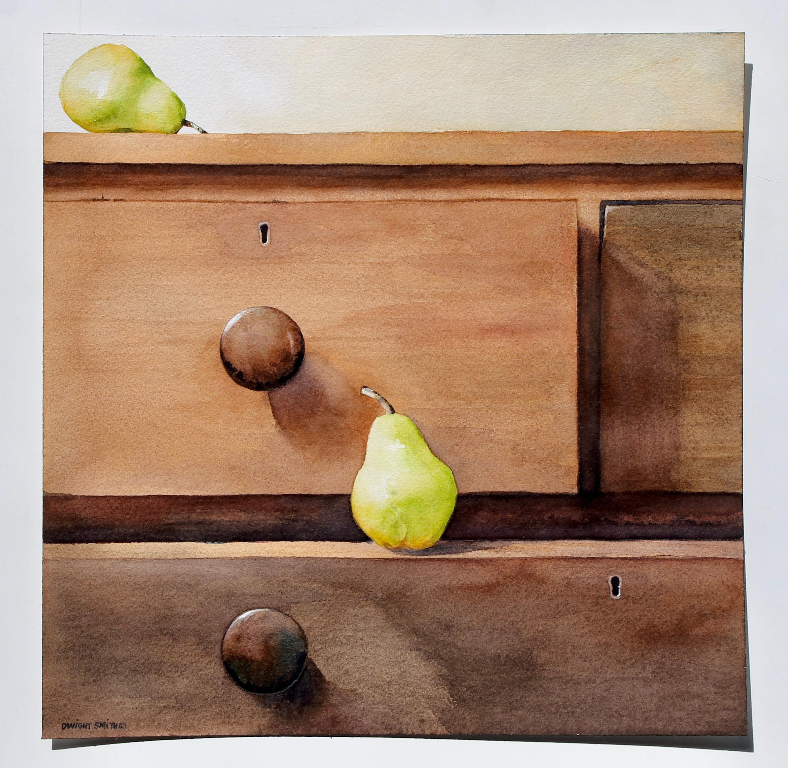Antique Pears, Original Painting - American Realist Art by Dwight Smith