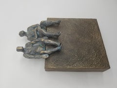 Peaceful Couple on Bronze 1/50, Original Painting