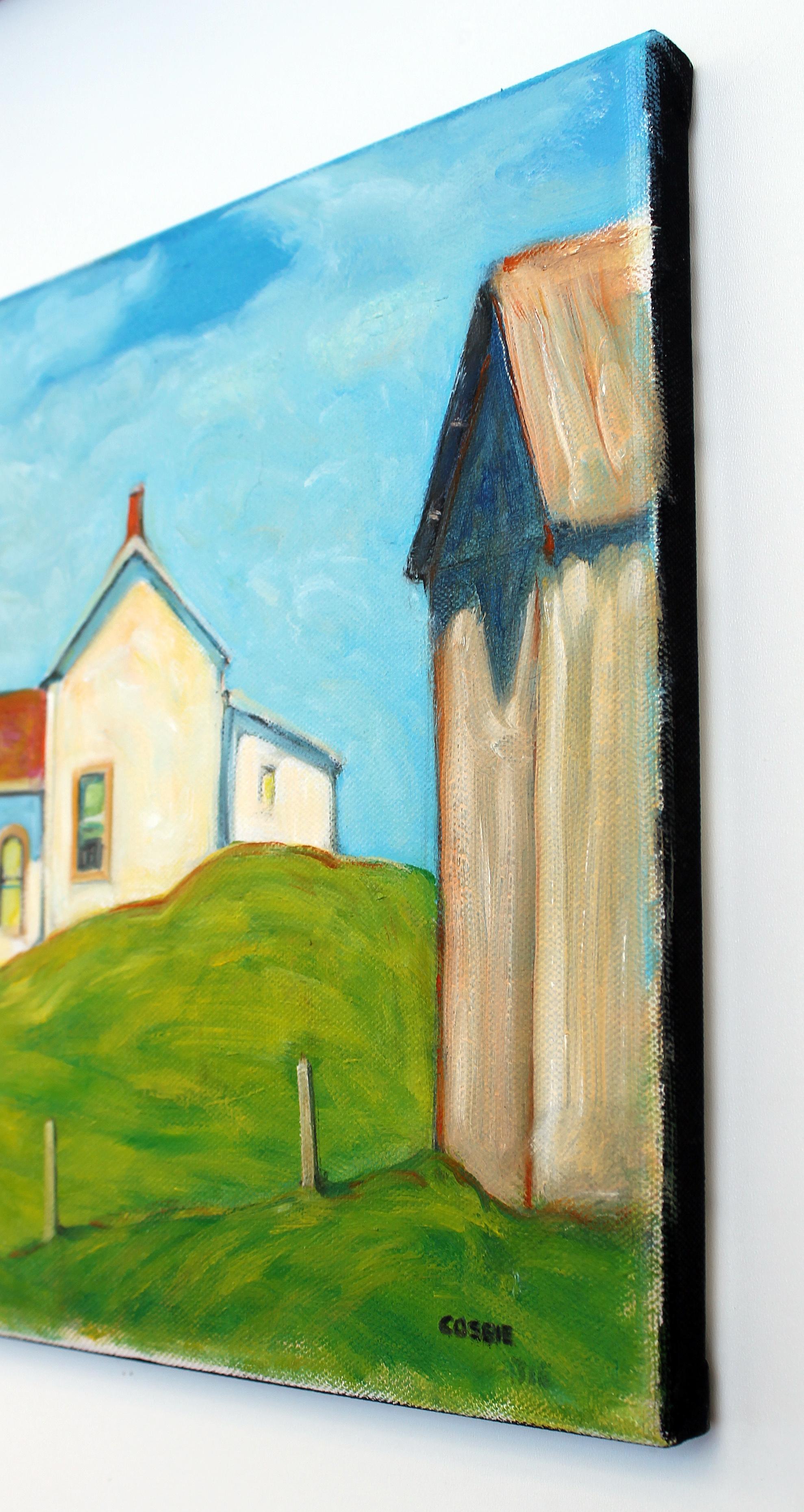 Granja de Ontario - Valle de Ottawa, Pintura al óleo - Painting de Doug Cosbie