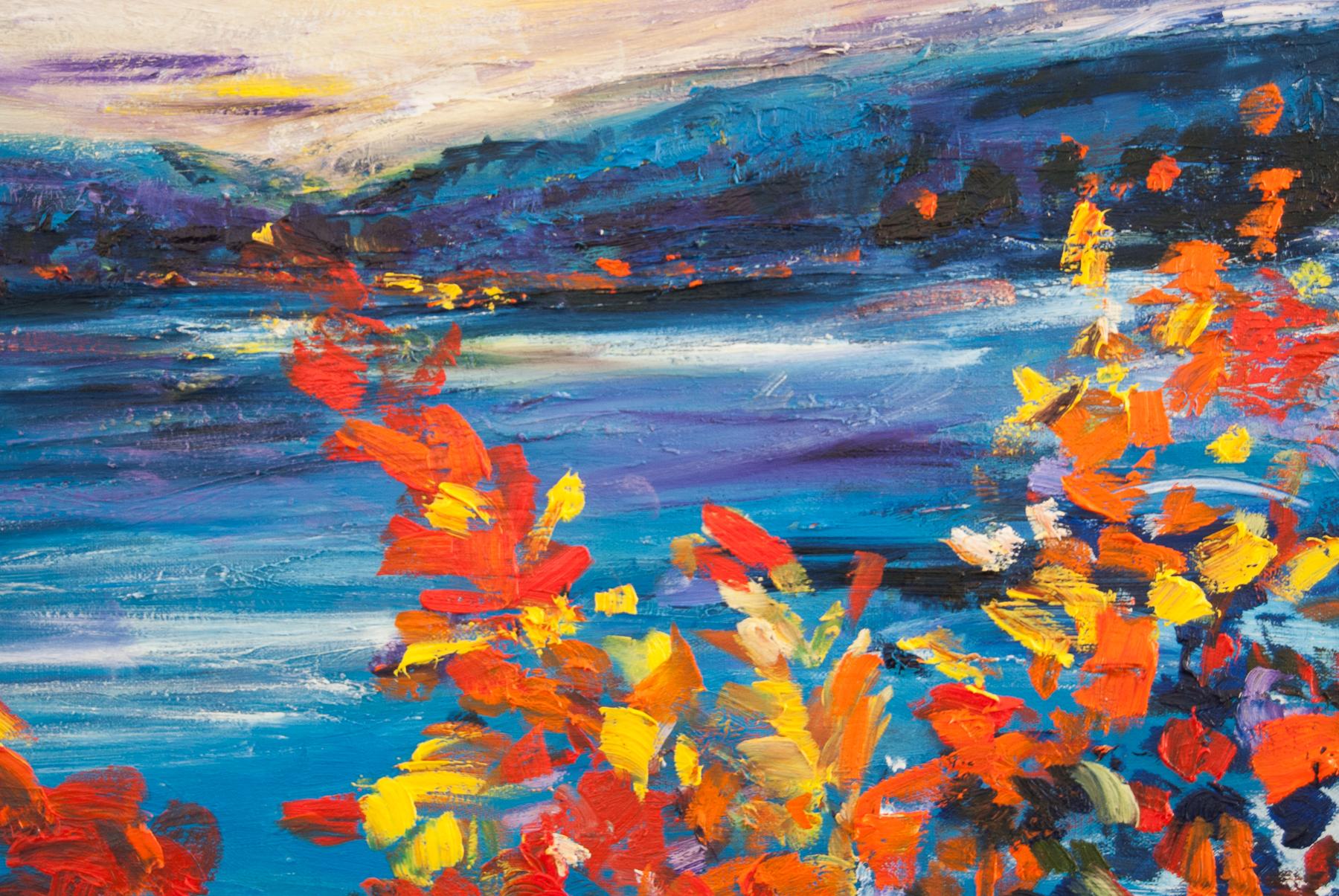 Coastal Color Burst, Oil Painting For Sale 1