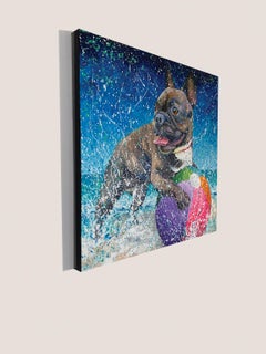 Huggaball, Oil Painting