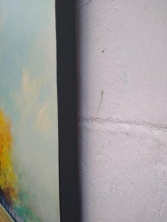 Colores brillantes del otoño, pintura al óleo