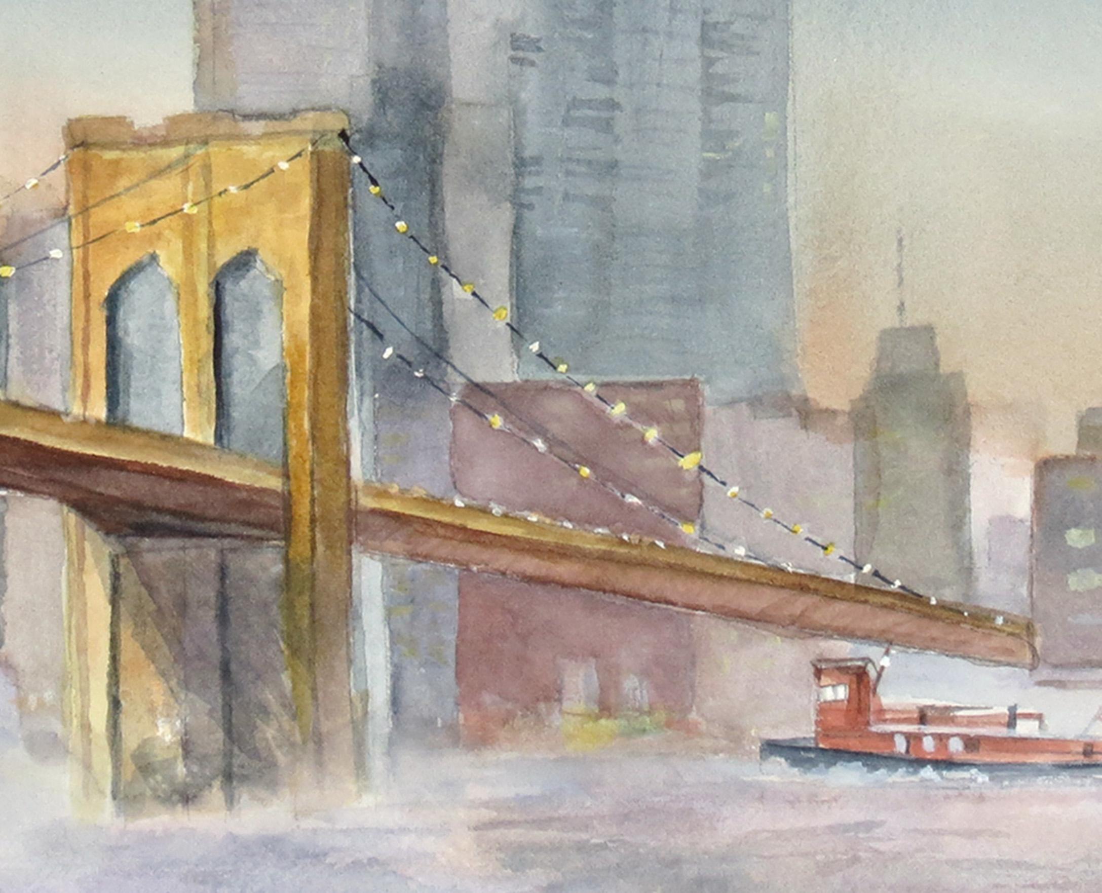 brooklyn bridge painting