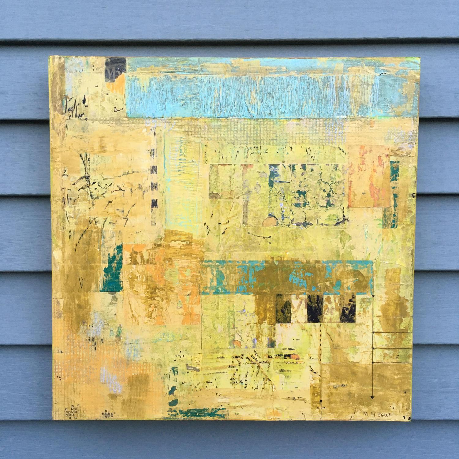 First Caressing Breeze of Spring, Abstraktes Gemälde im Angebot 1