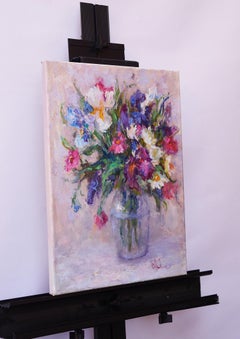 Bouquet di primavera, pittura a olio