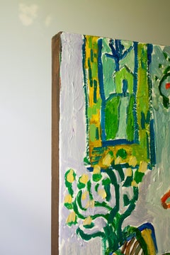 Interior with Hutch, Original Painting