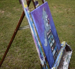 La lista di lettura del lupo, dipinto originale