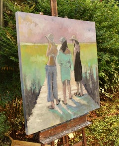 Ölgemälde, Earth Meets Sky, Öl