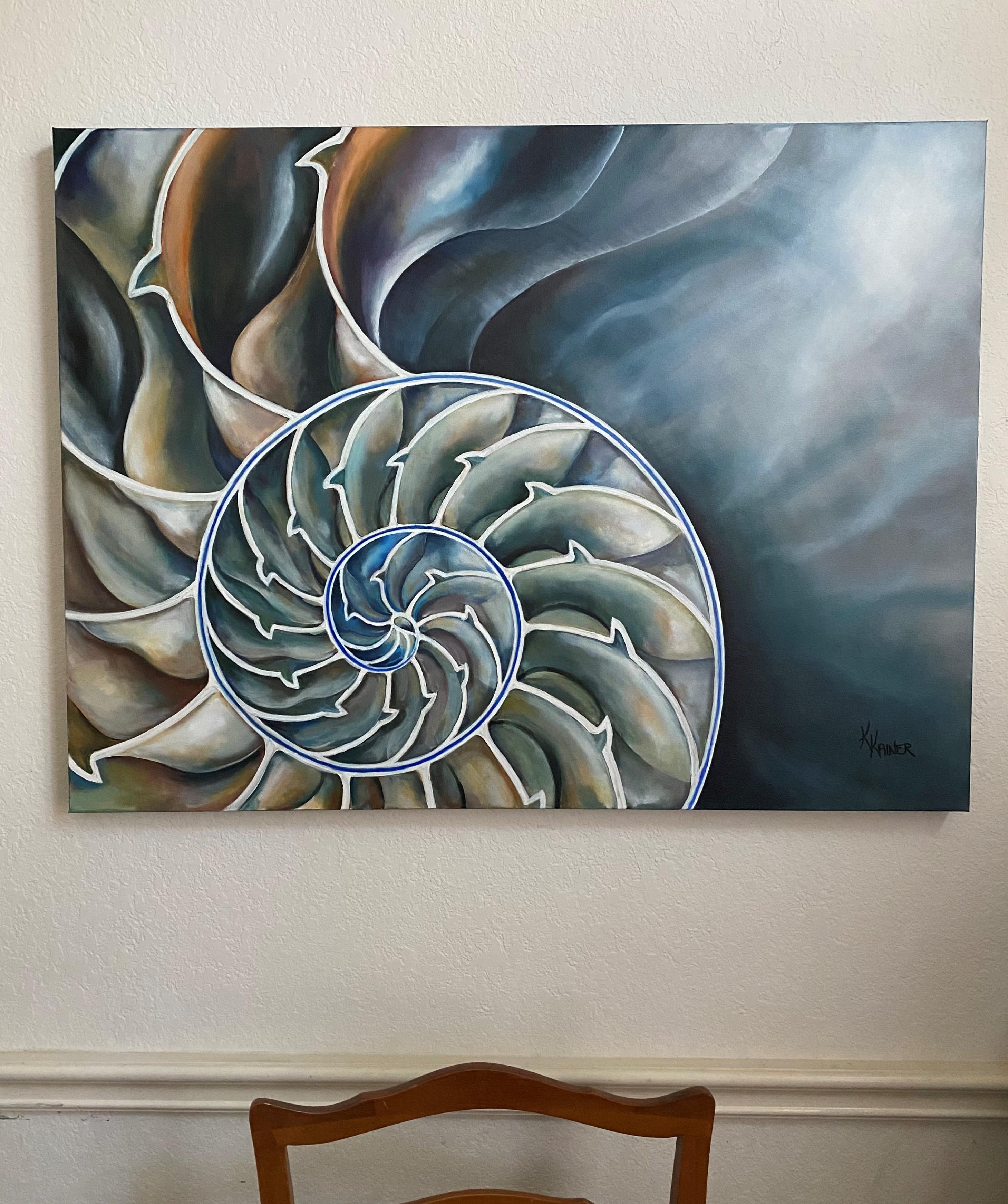 Nautilus Interior, Pittura a olio in vendita 1