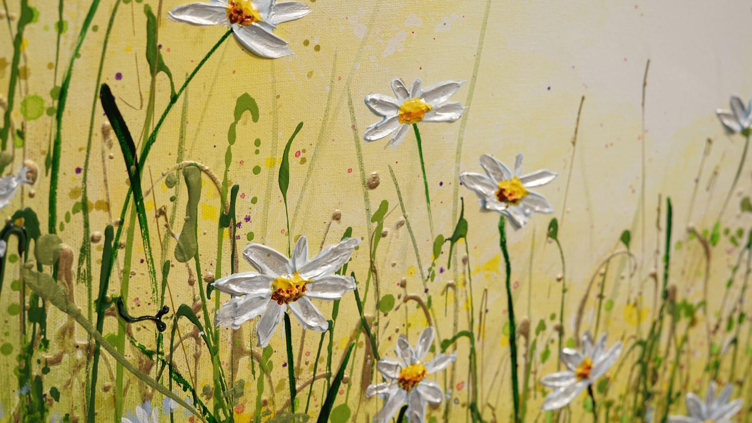 painting of a daisy