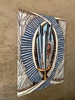 Asso di Spade, Pittura a olio