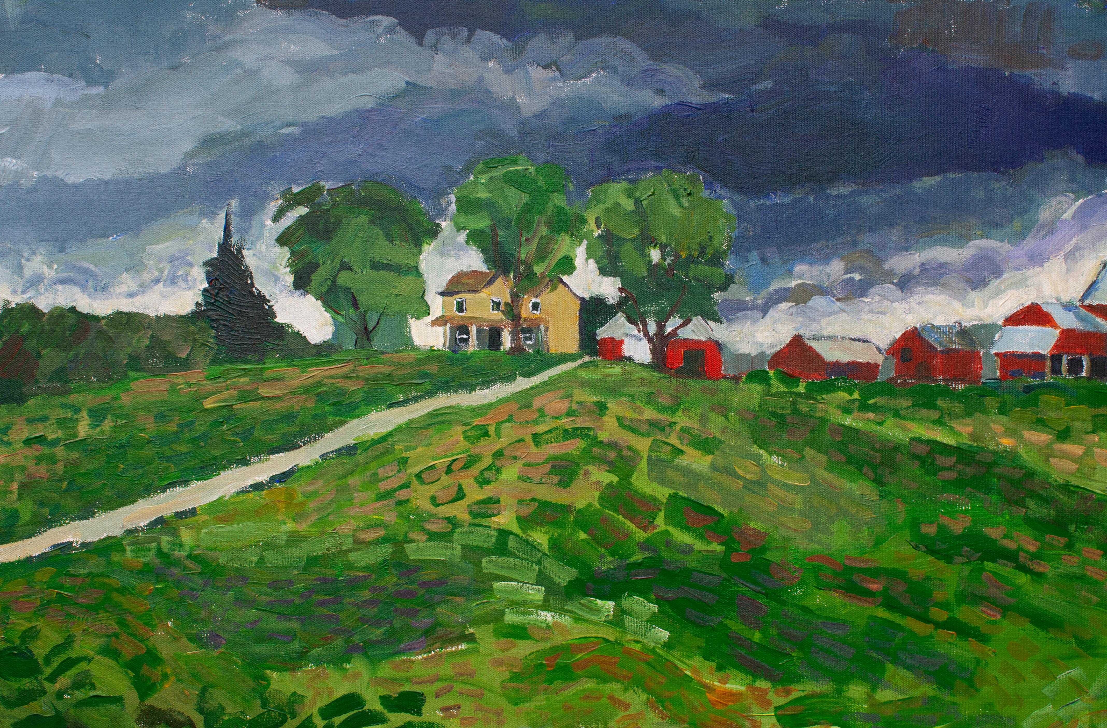 Late Summer Storm, Original Painting 1