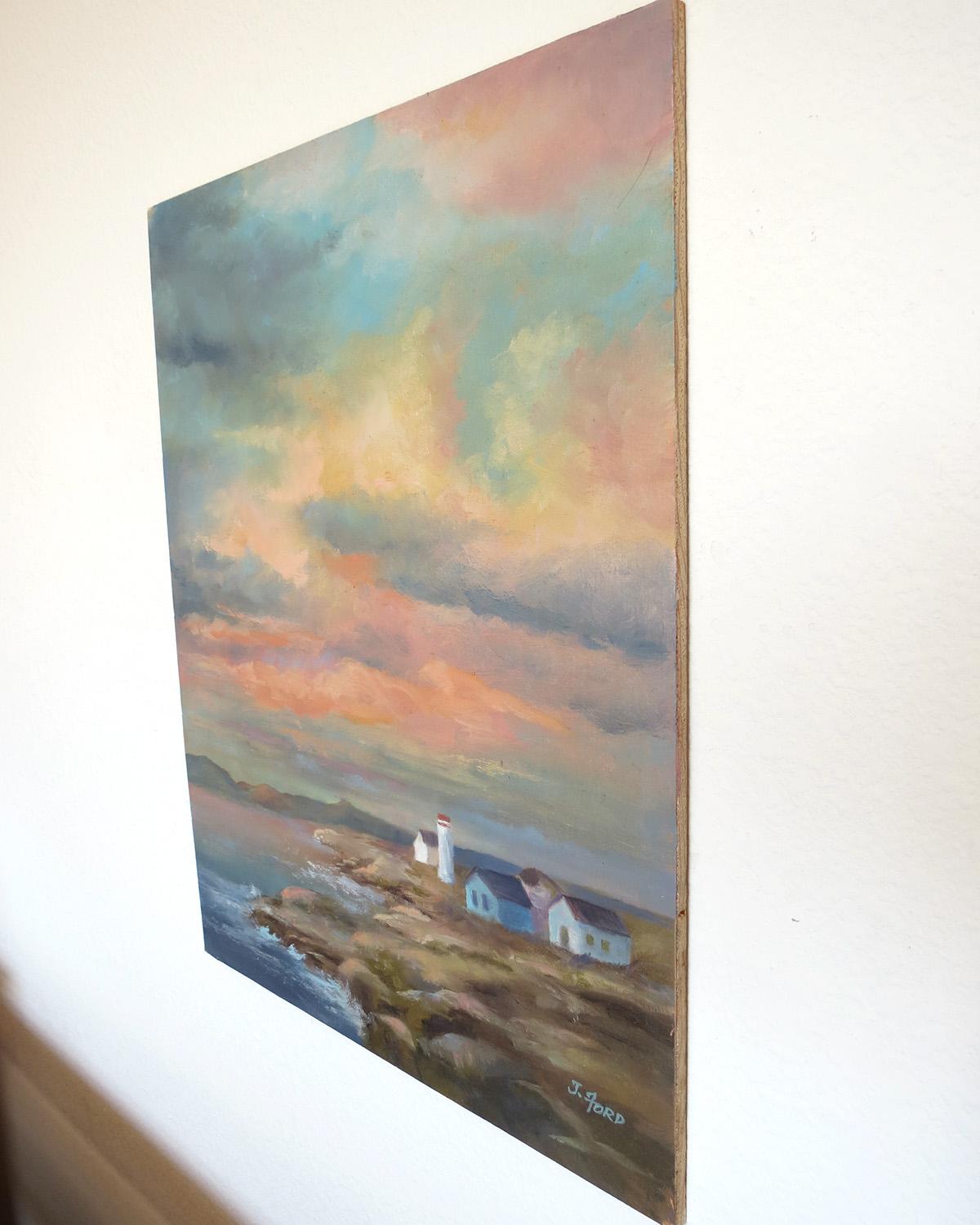 rocky coast paint