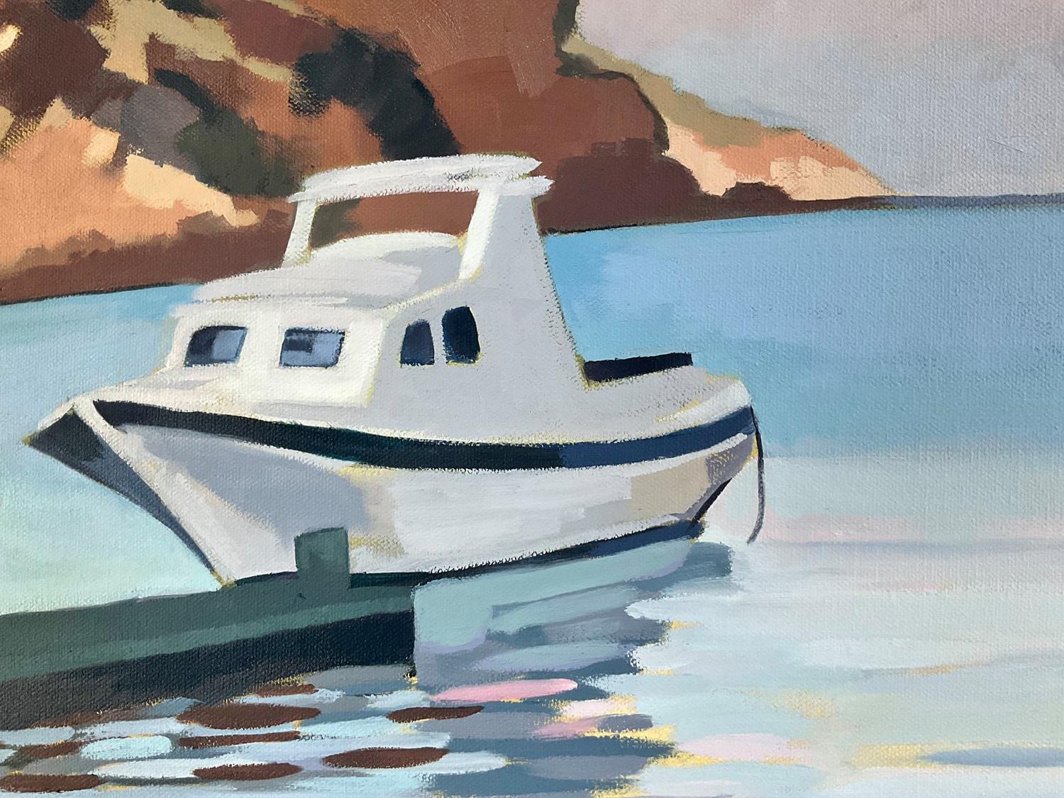 Zwei Boote, Ölgemälde 1