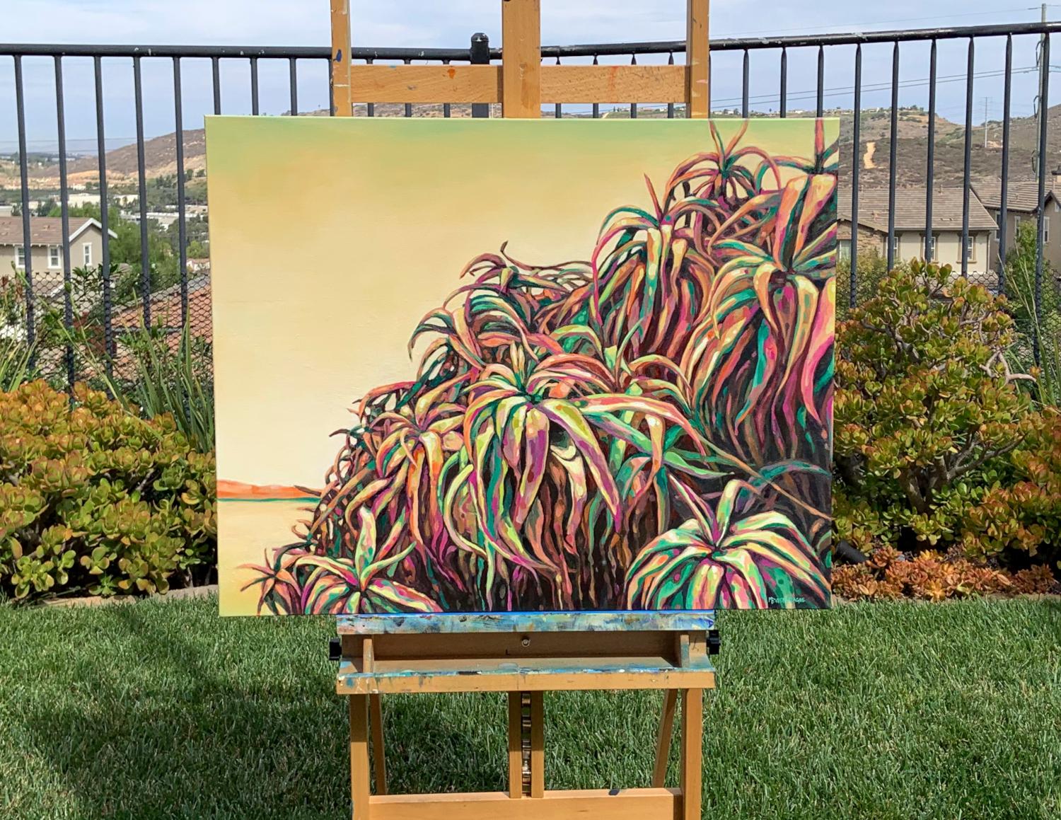 Punti, Pittura originale - Painting Espressionismo astratto di Marie-Eve Champagne