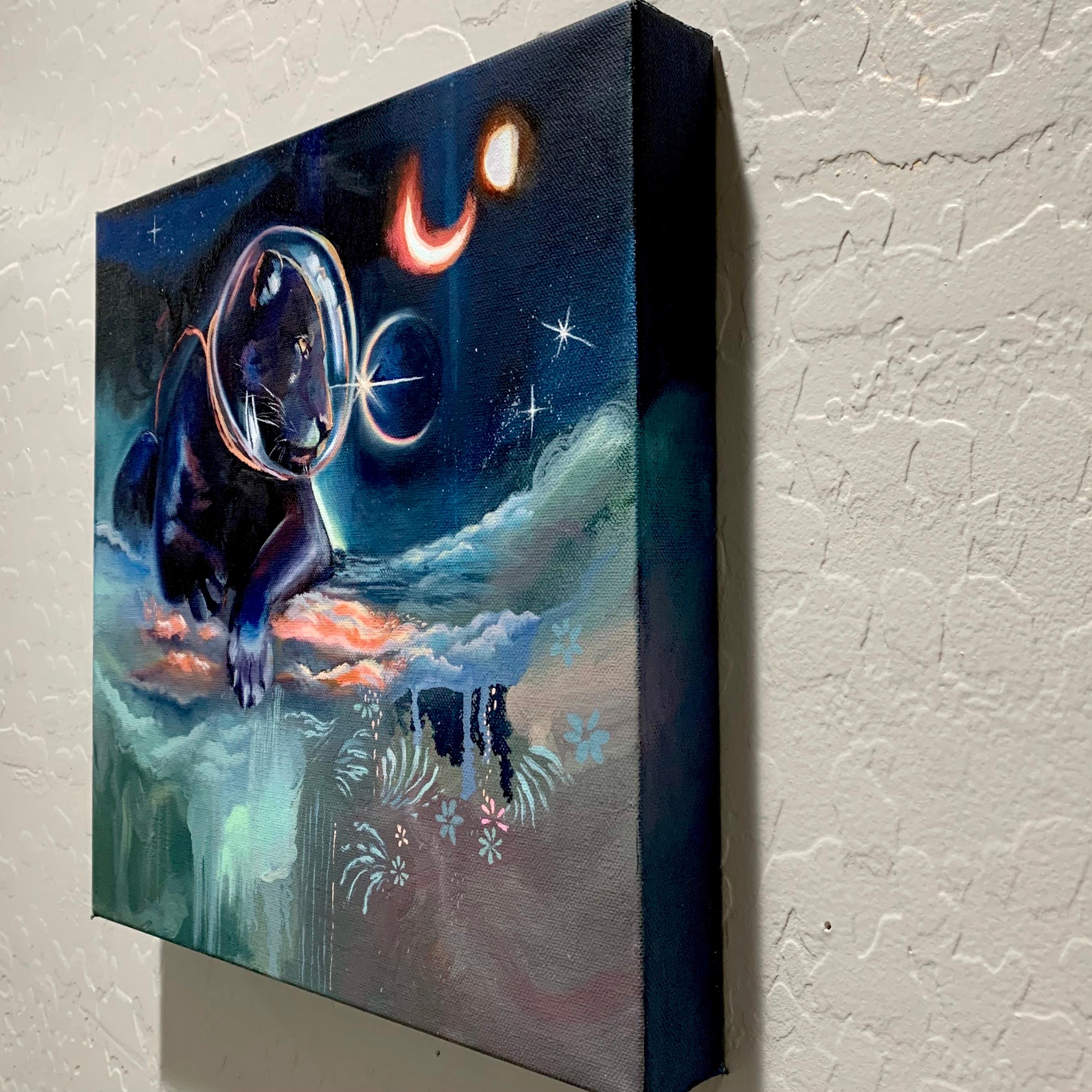 Coming Home, peinture à l'huile - Contemporain Art par Miranda Gamel