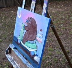 Der große Tortenhüter, Originalgemälde