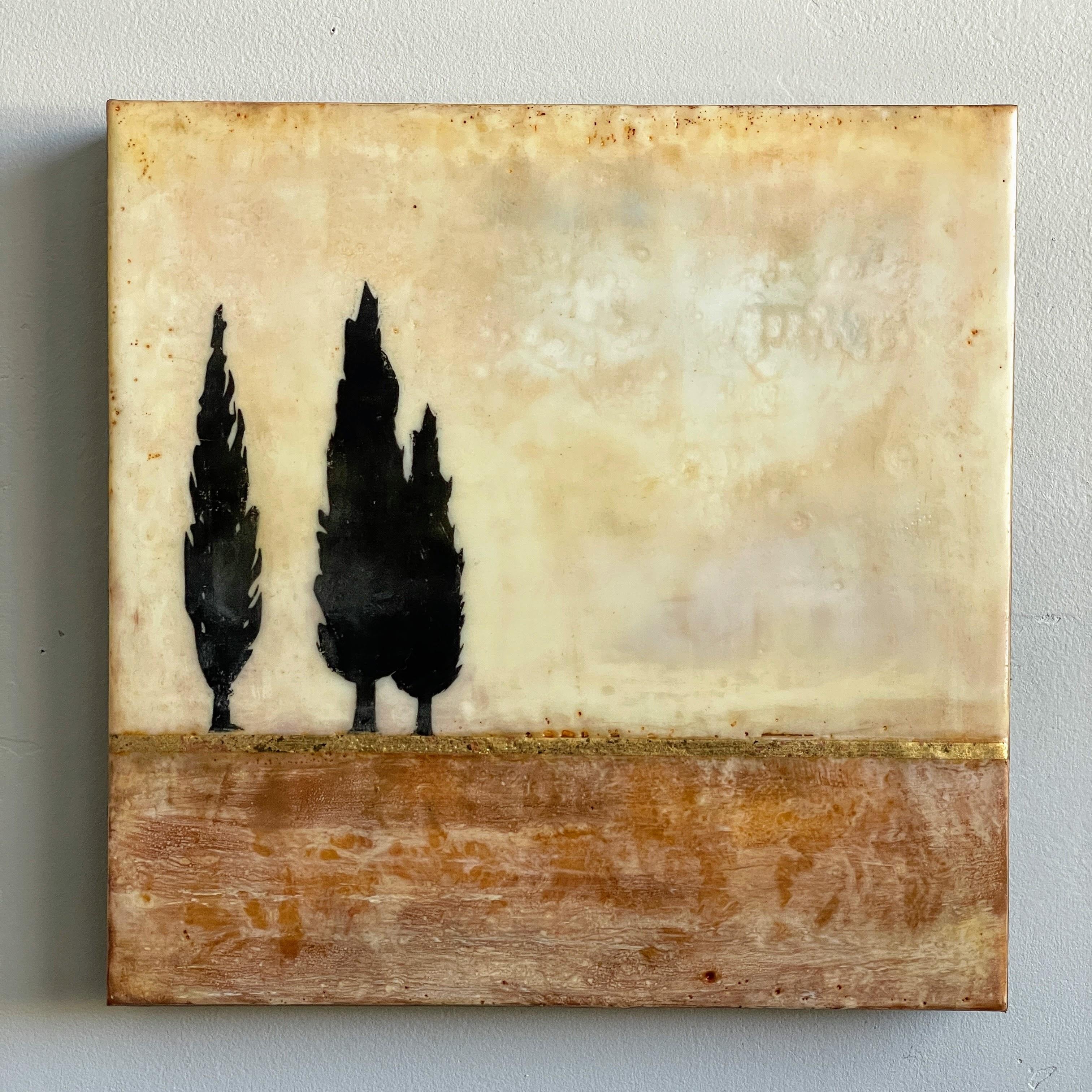 <p>Artist Comments<br>Encaustic artist Shari Lyon shares the love of her creative process and the Tuscan views of Italy. 