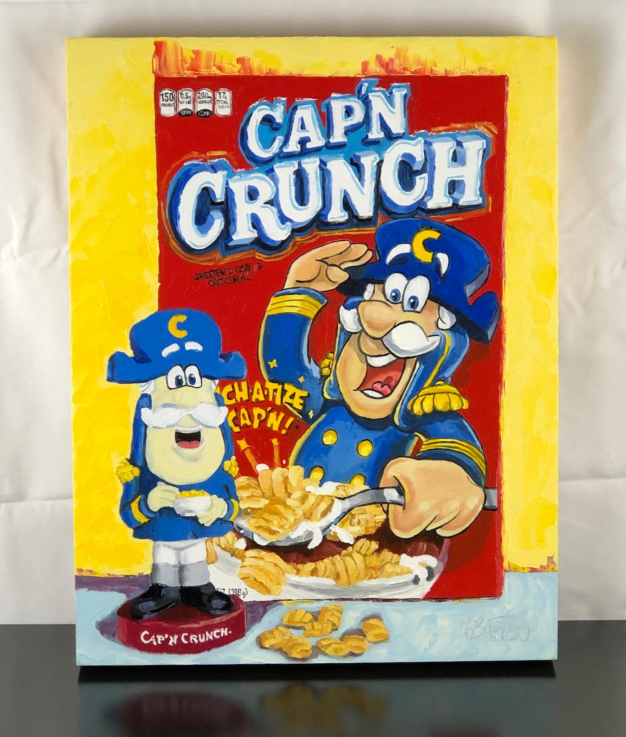<p>Artist Comments<br>A bright and fun still life showing a box of Cap'n Crunch cereal and toy by artist Karen Barton. Karen describes her paintings as being of a historical nature. She seeks out subject matter that represents a contemporary culture