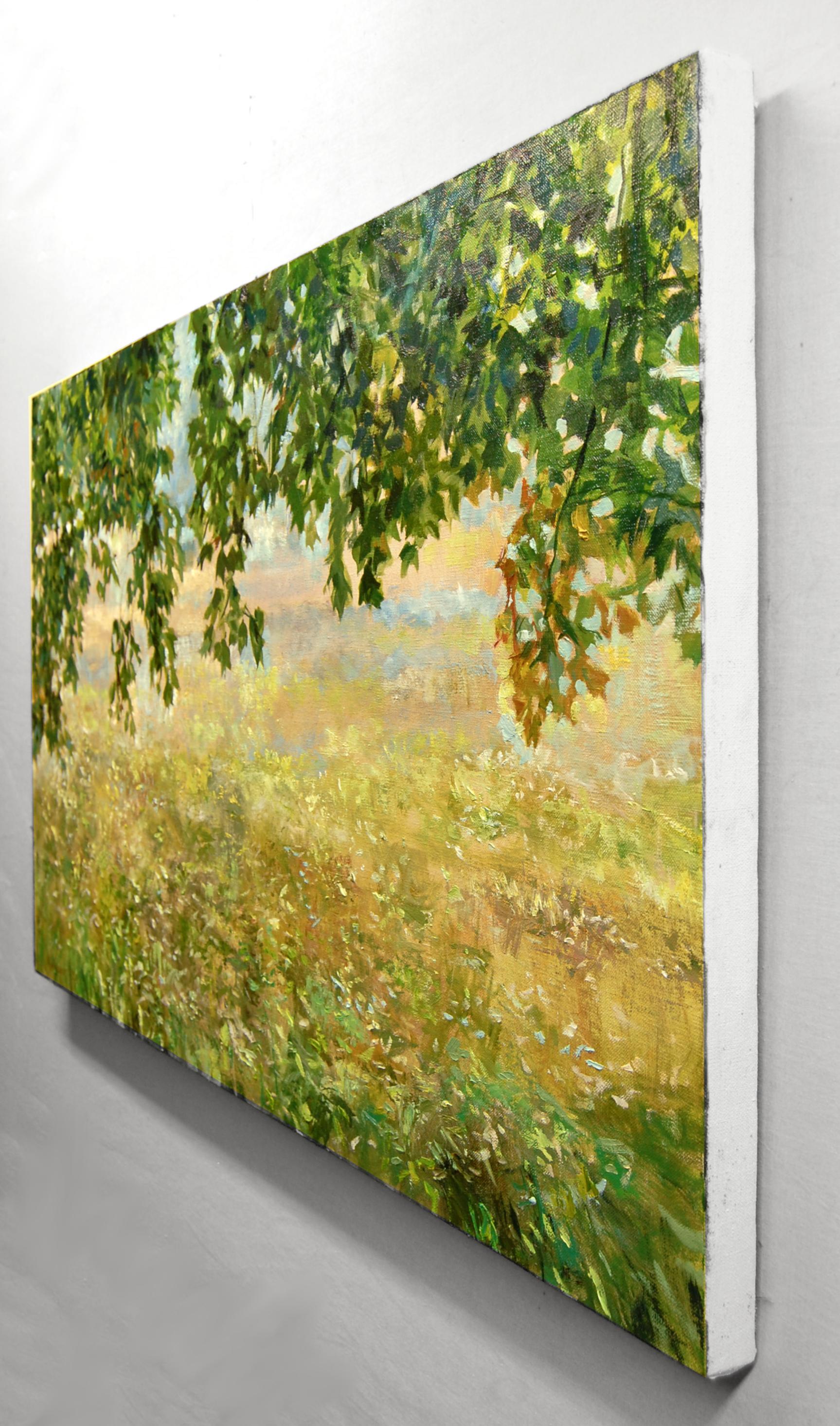 Sotto l'acero tridente, Pittura a olio - Painting di Onelio Marrero