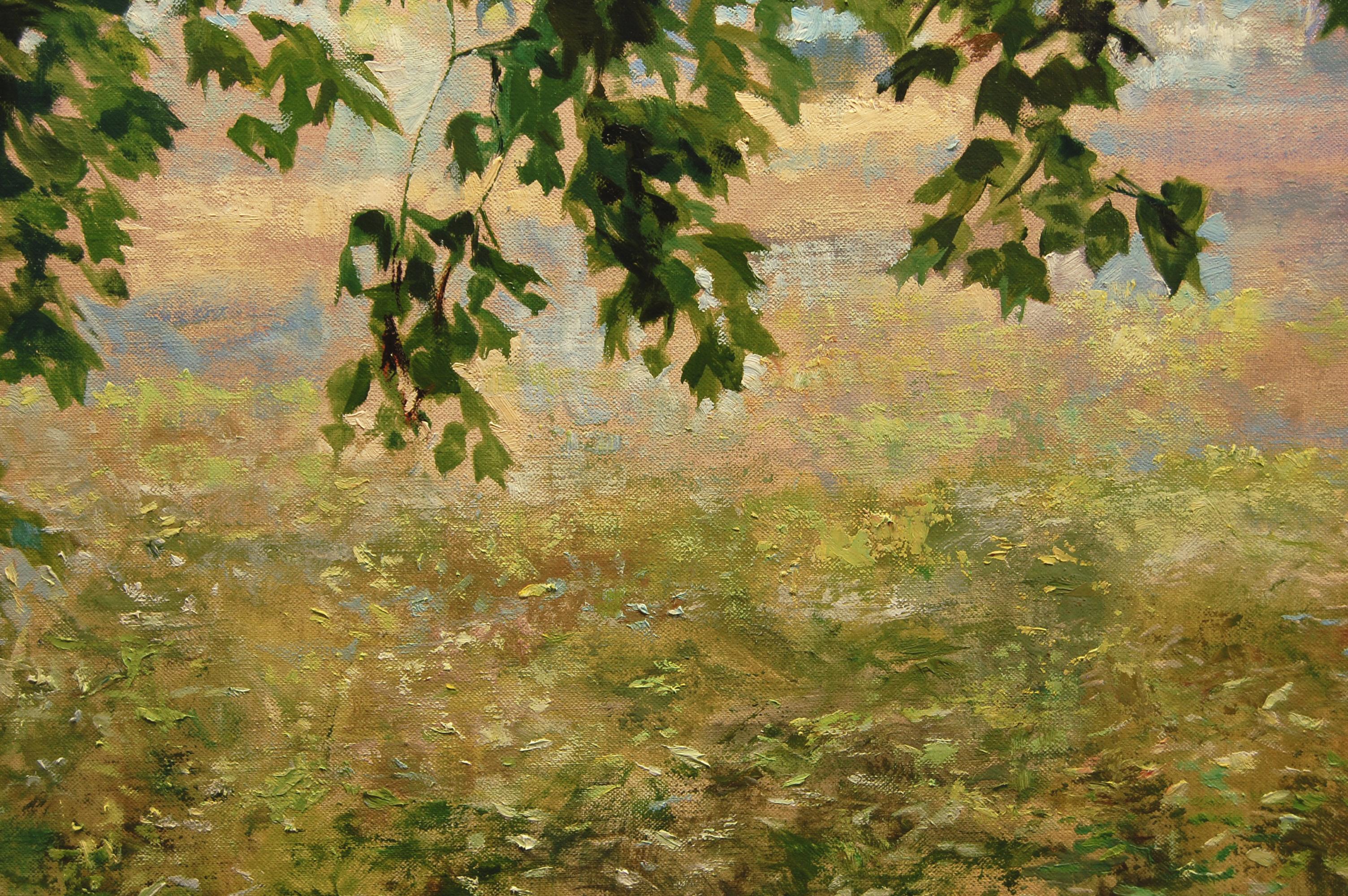 <p>Artist Comments<br>Artist Onelio Marrero often goes for walks where he can be surrounded by nature. In this painting, Onelio wanted to convey the sense of being sheltered under the canopy and rustling leaves of a trident maple tree. By