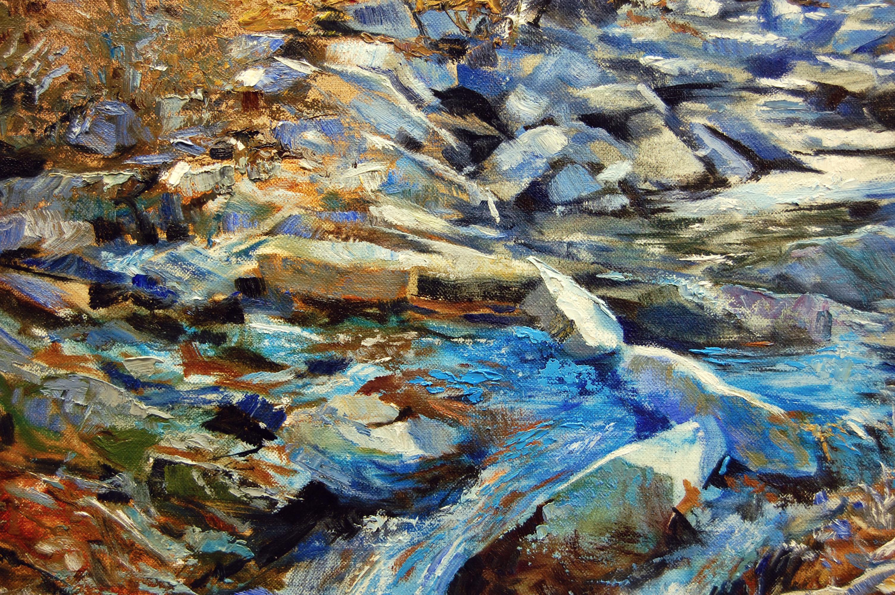 A Moraine at Hedden Park, Oil Painting For Sale 1