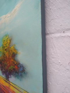 Arce de octubre, Pintura al óleo