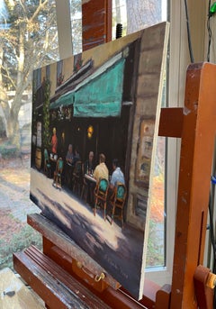 Shadows of Paris, Oil Painting