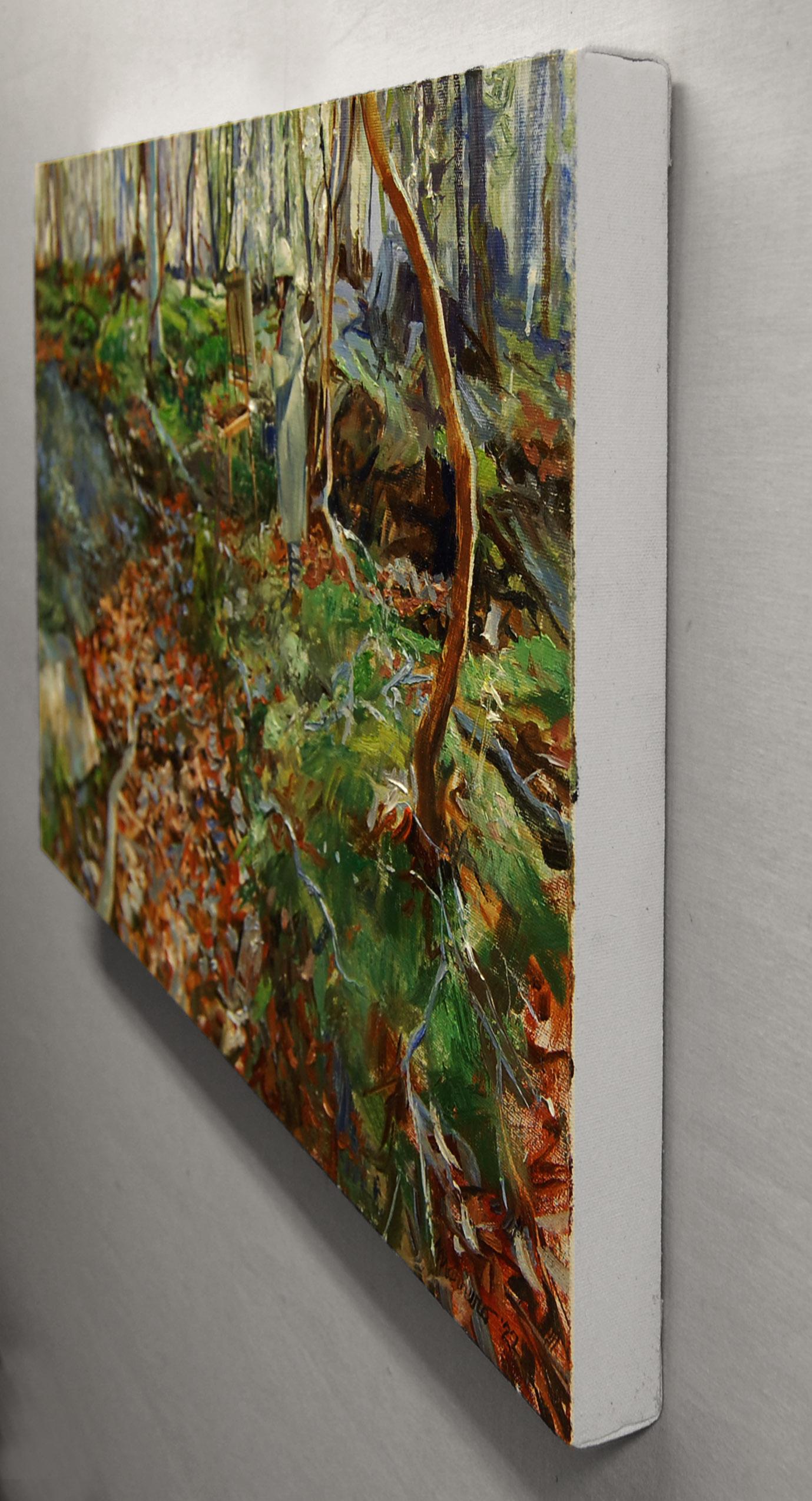 Plein Air Partner, Ölgemälde – Painting von Onelio Marrero