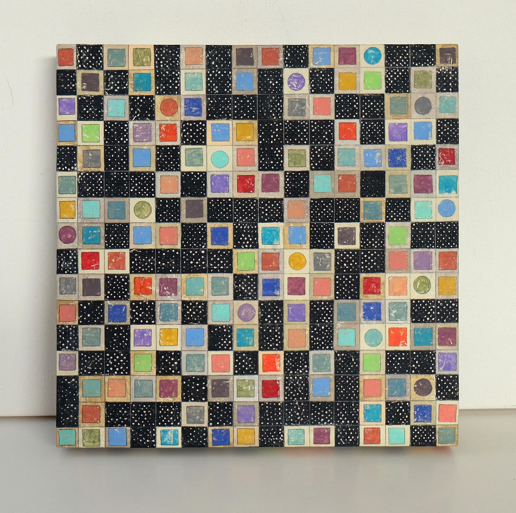 Squares spatiaux, peinture d'origine en vente 1