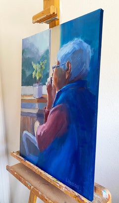 Monde extérieur, peinture à l'huile