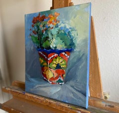 Fiori di primavera, pittura a olio