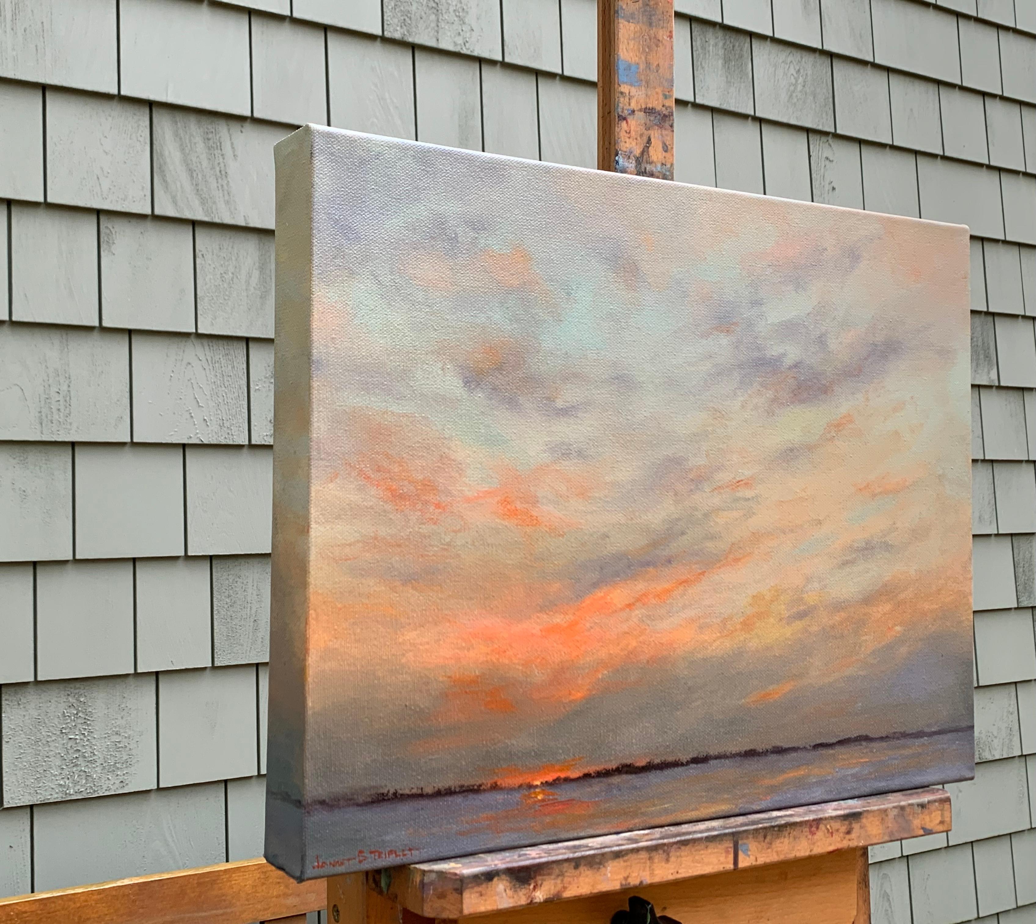Irse suavemente, Pintura al óleo - Art Impresionista abstracto de Janet Triplett