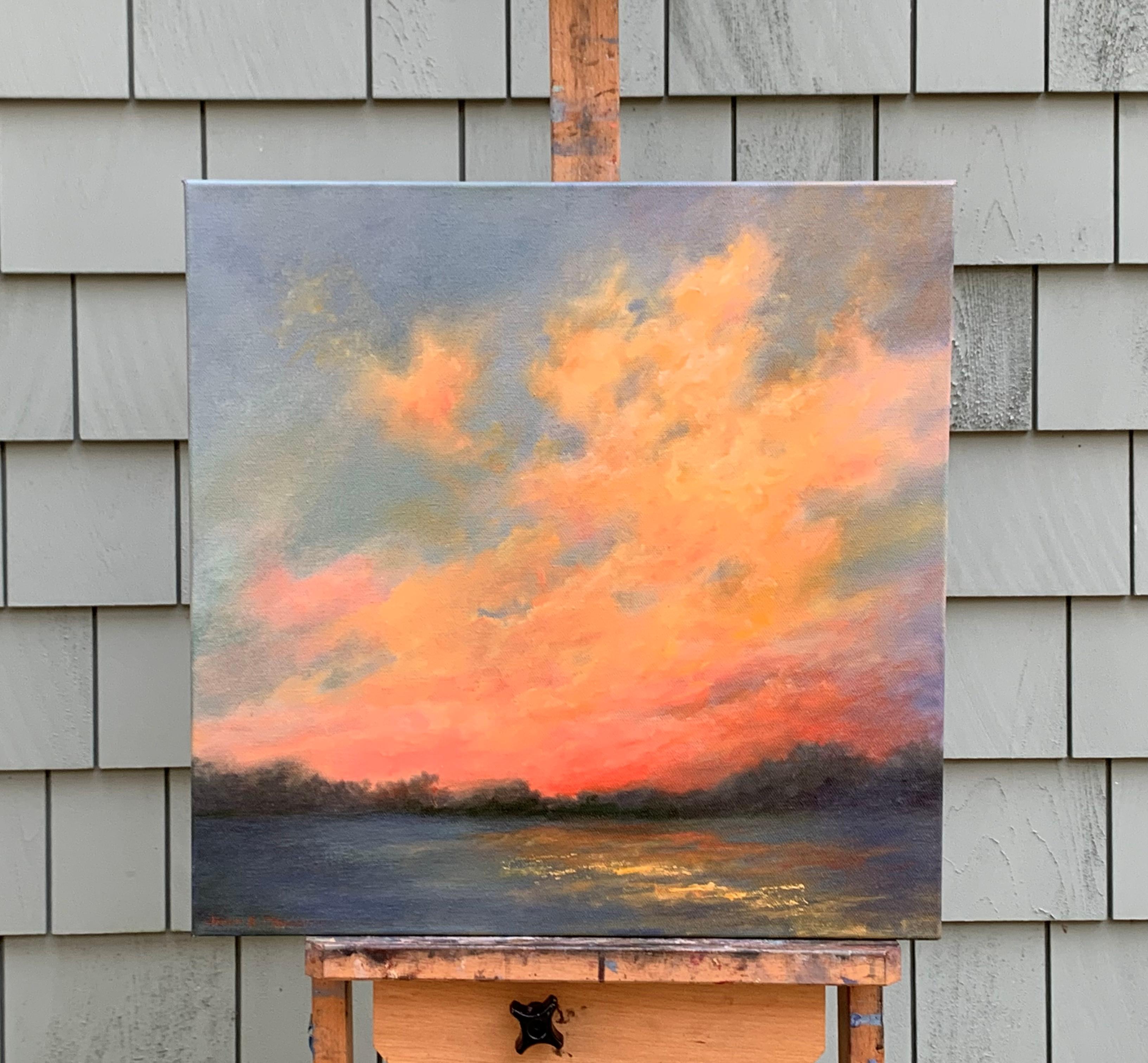 atardecer en pintura