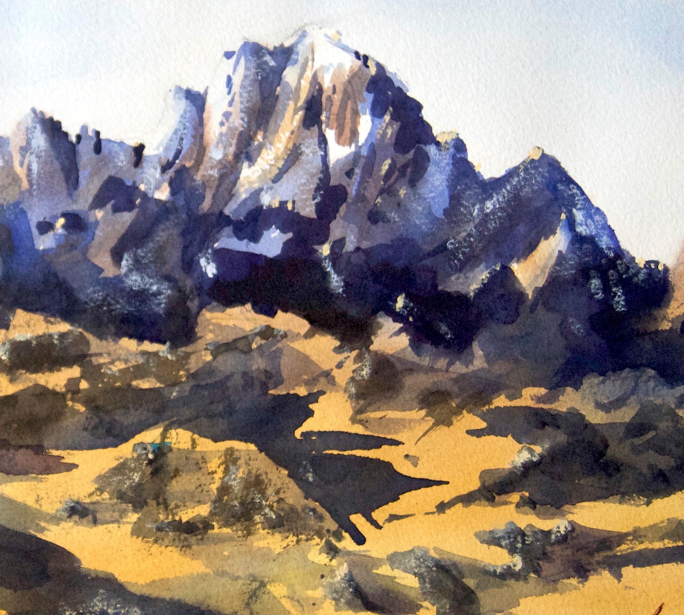 Monte Kenya, dipinto originale 1