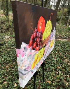 Schale mit Trauben, Originalgemälde