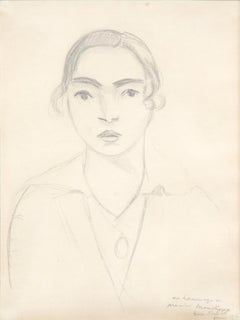 Paper Portrait Drawings and Watercolors