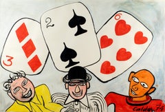 Post-War Figurative Drawings and Watercolors