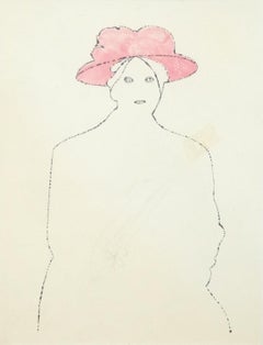 Woman in a Pink Hat