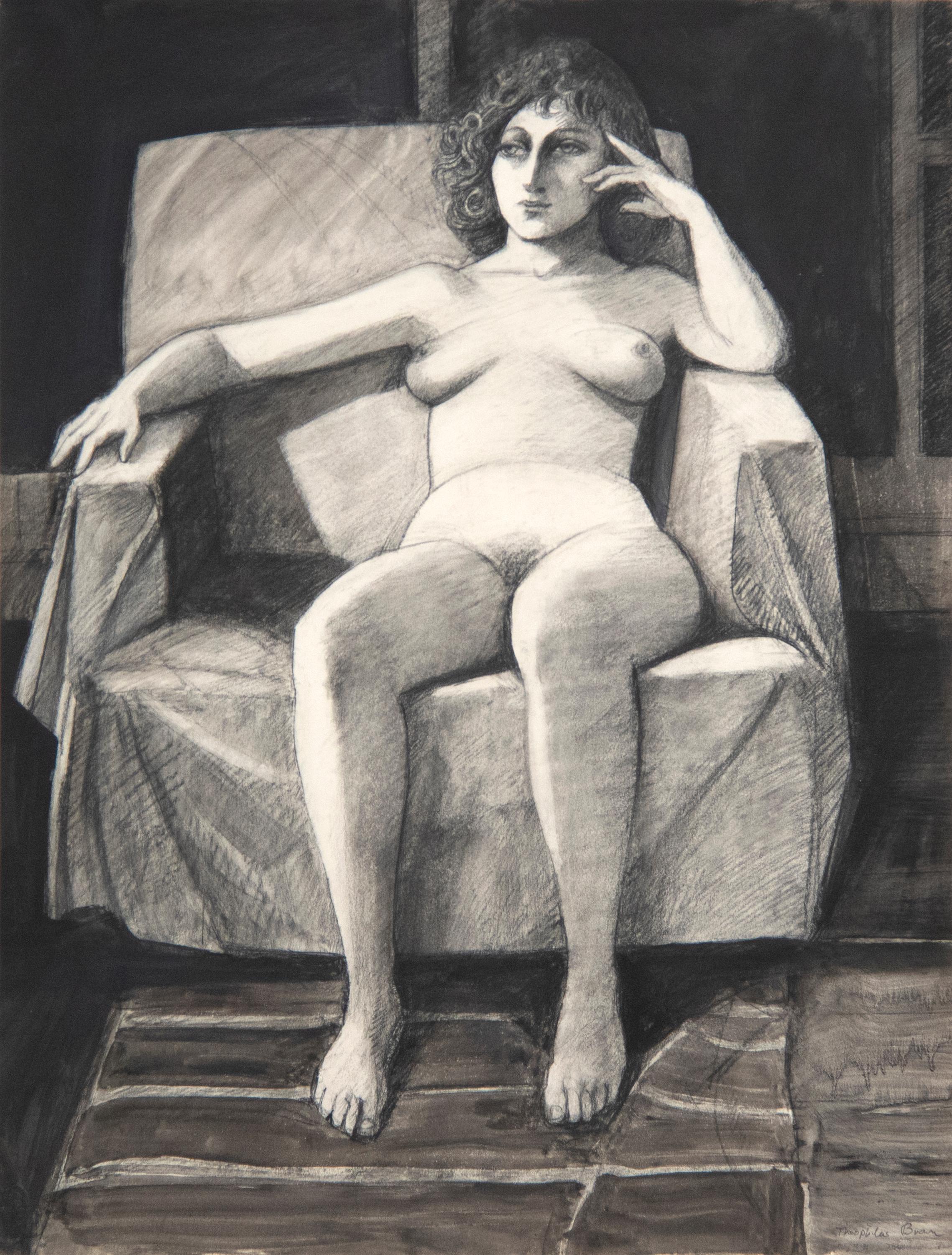 William Theophilus Brown - Untitled (Seated Female Nude) For Sale at  1stDibs | william theophilus brown, william white nudes, la pisseuse  rembrandt