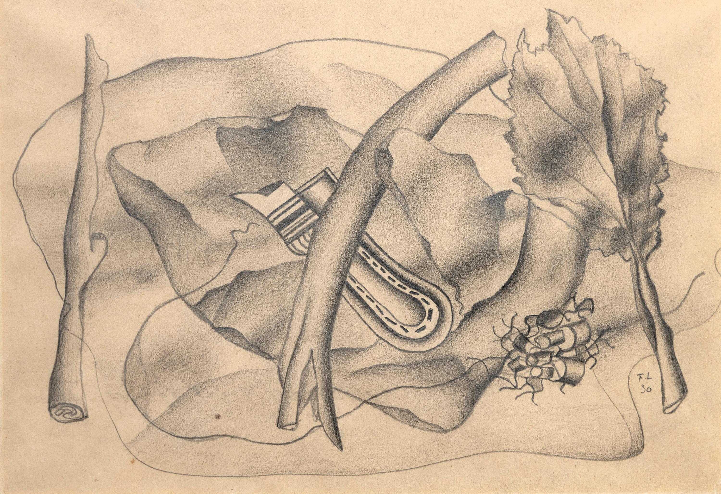 Fernand Léger Abstract Drawing – Unbenannt