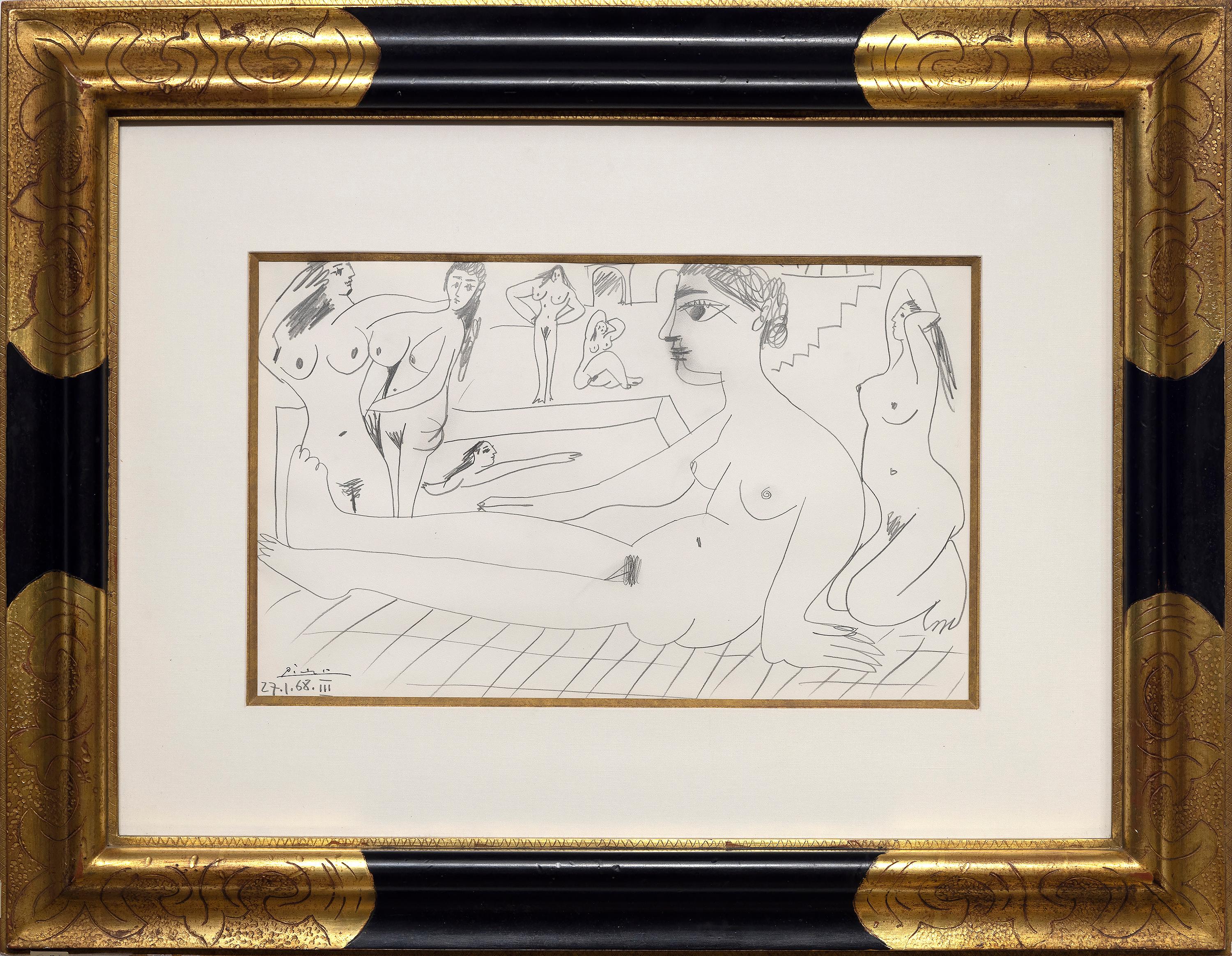 Le Bain - Art by Pablo Picasso