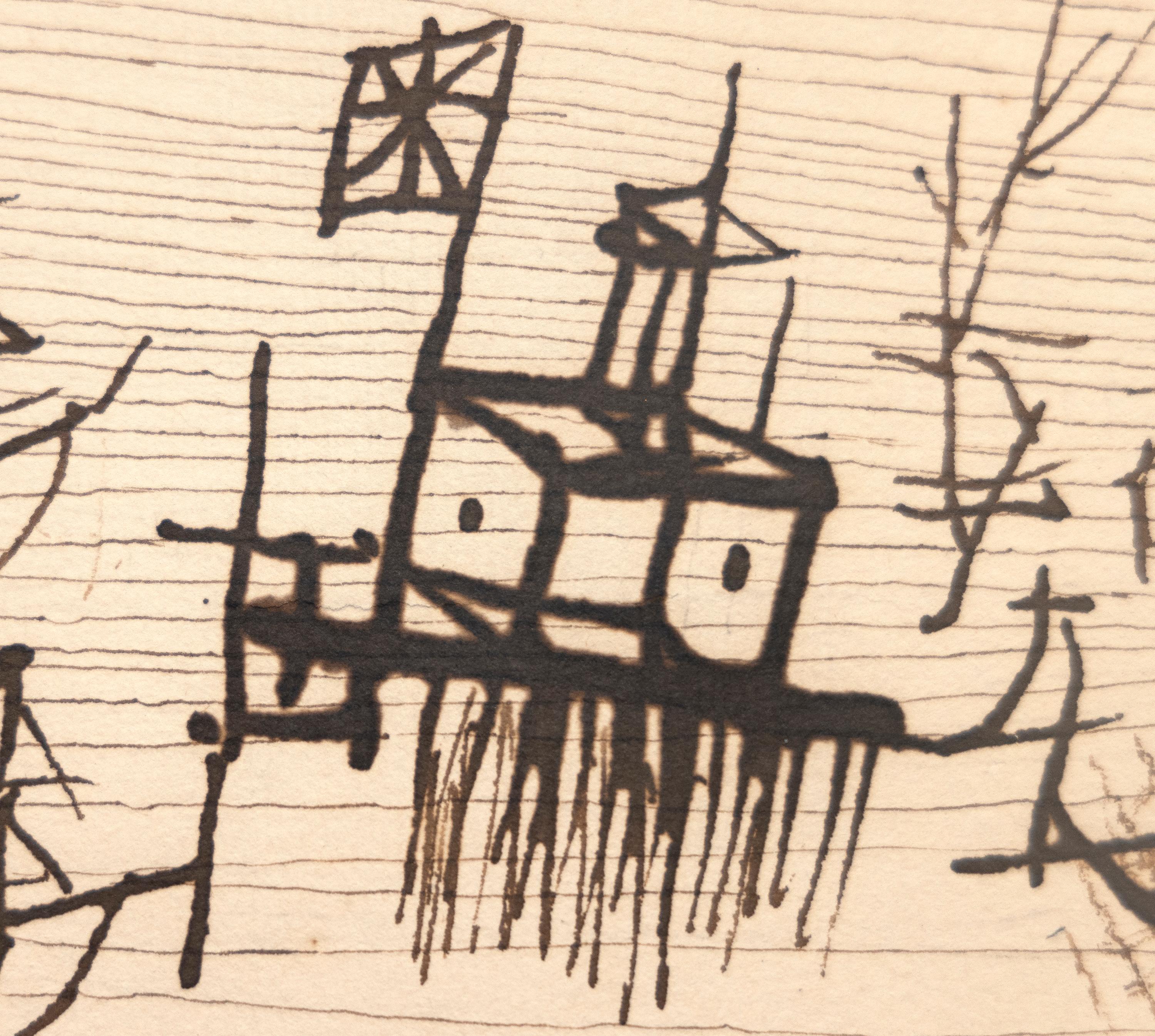 Der Hafen von Plit (Abstrakt), Art, von Paul Klee