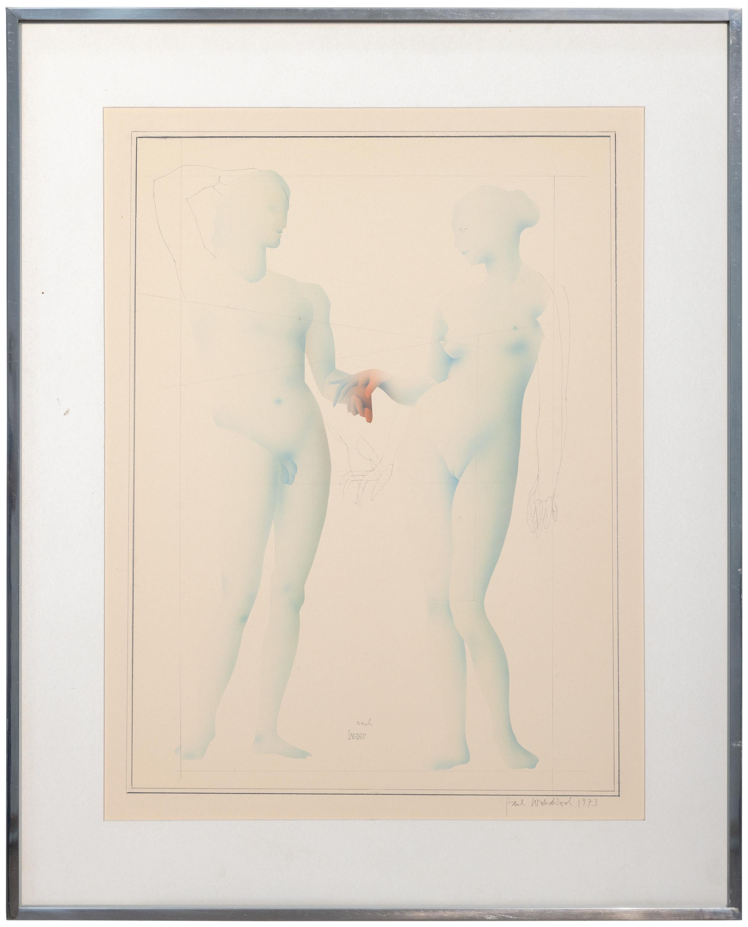 Dopo il disegno di Ingres - Art di Paul Wunderlich
