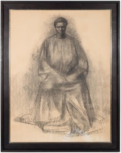 Lo, I am Black - Amerikanische figurative Arbeit auf Papier, ca. 1967