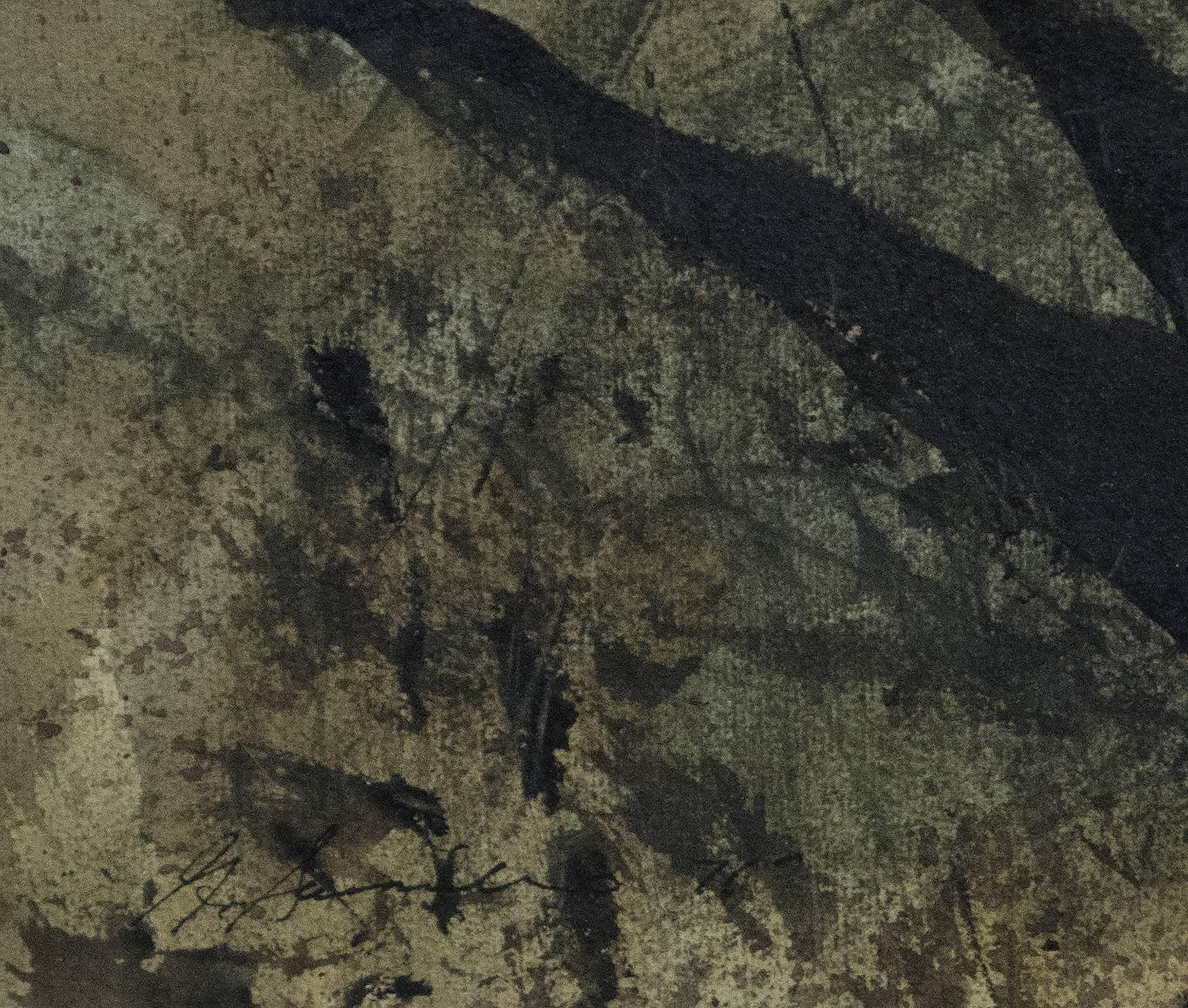 Apoyado - Landscape Art Gris de Gregory Sumida